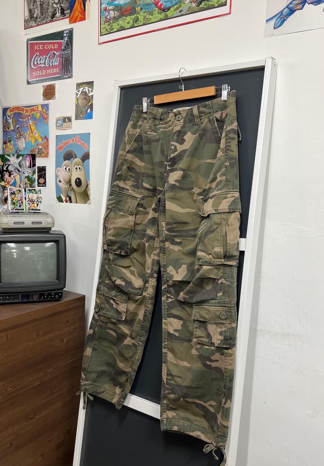 Military Vintage 멀티포켓 카모 카고 팬츠 상품이미지1