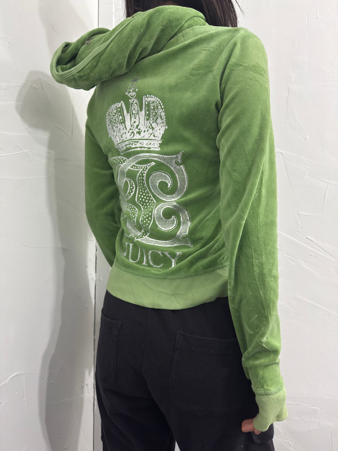 juicy couture velvet hood zipup 상품이미지4
