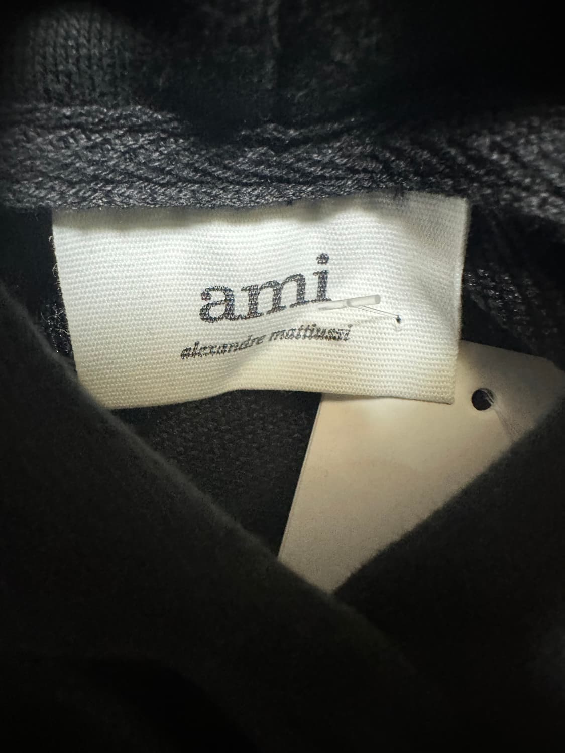 아미 파리스 블랙 후드티 상품이미지8