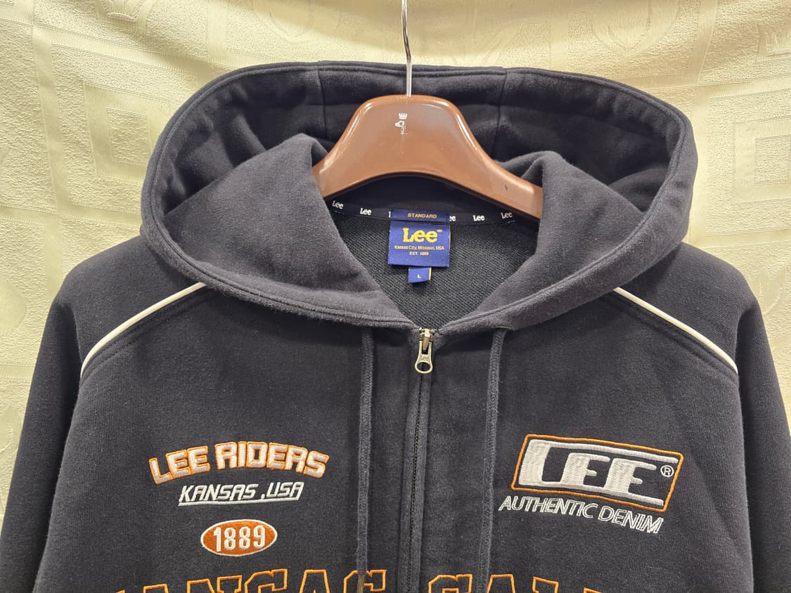 리 Lee 캔자스 레이싱  후드집업 자켓 100 상품이미지3