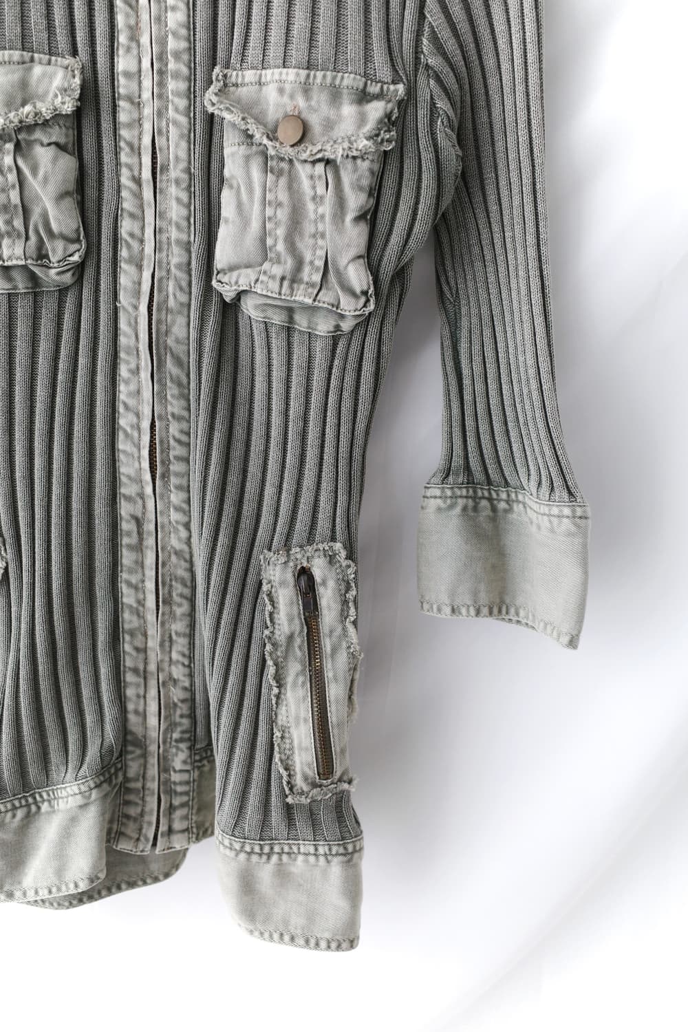 washing knit zip up  상품이미지4