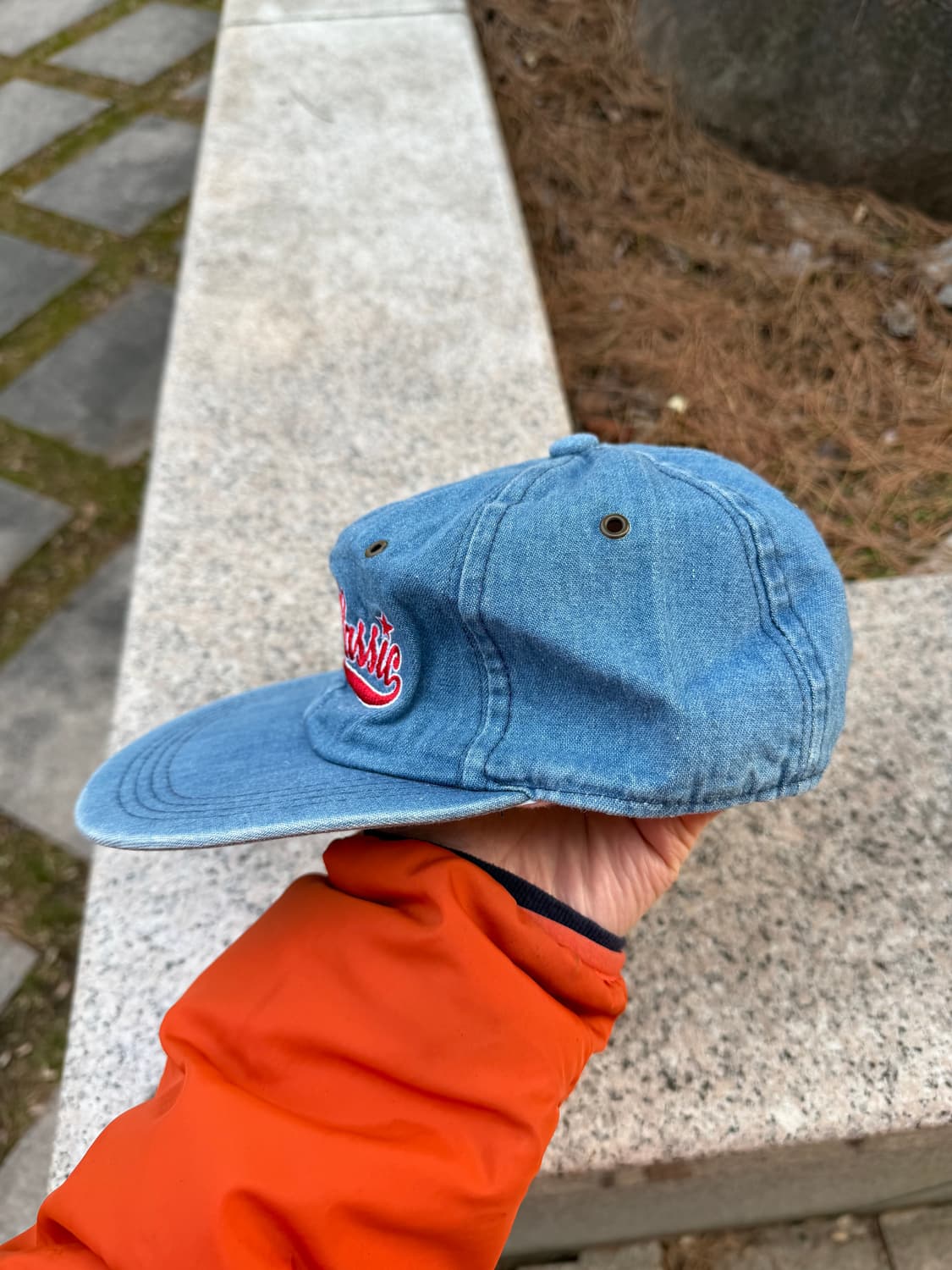 (deadstock) 90s Gap 올드갭 6-Panel 데님 캡 상품이미지3