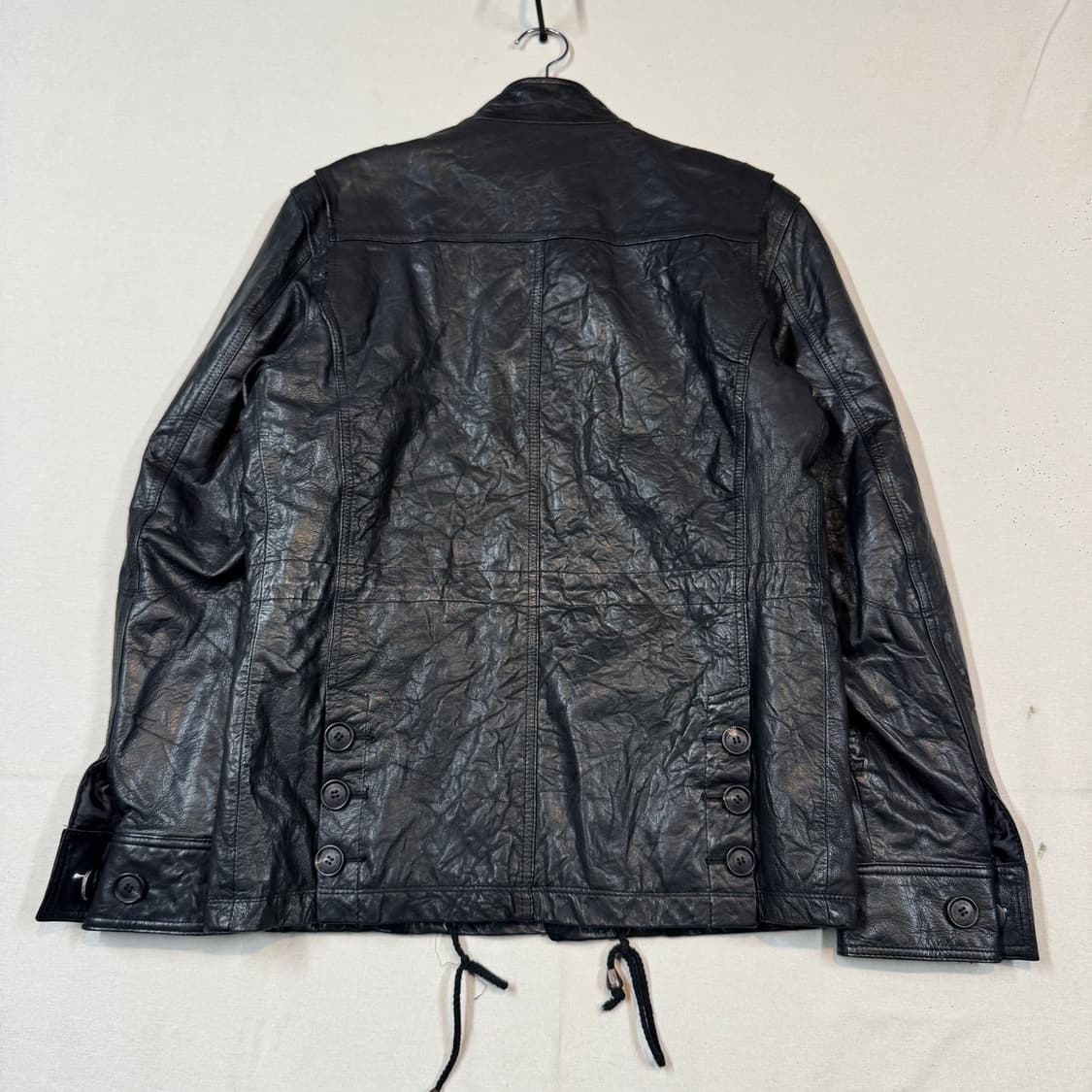 L) 양가죽 블랙 레더 필드 자켓 상품이미지5