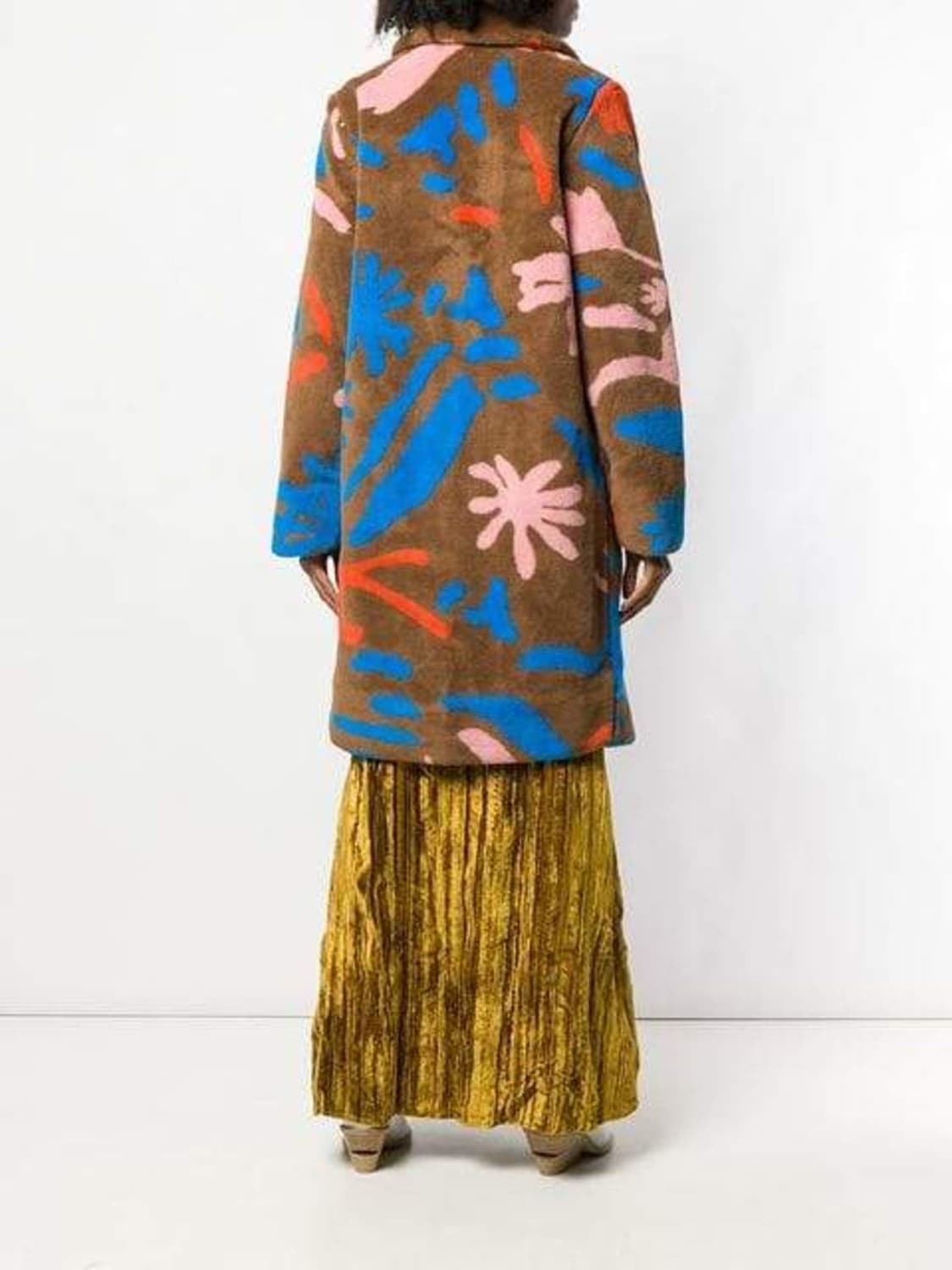 Stine Goya 쟈카드 시어링 코트 55추천 상품이미지2