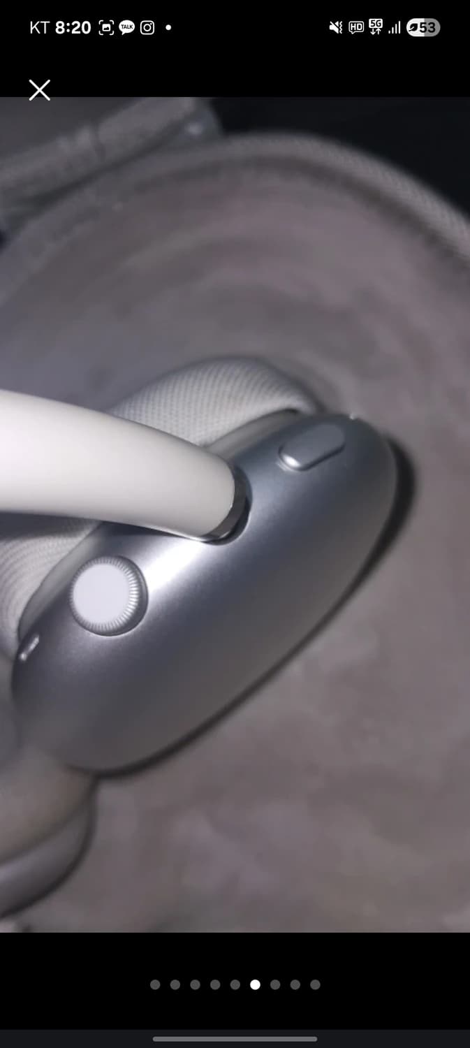 에어팟 맥스 실버 무하자 상품이미지4