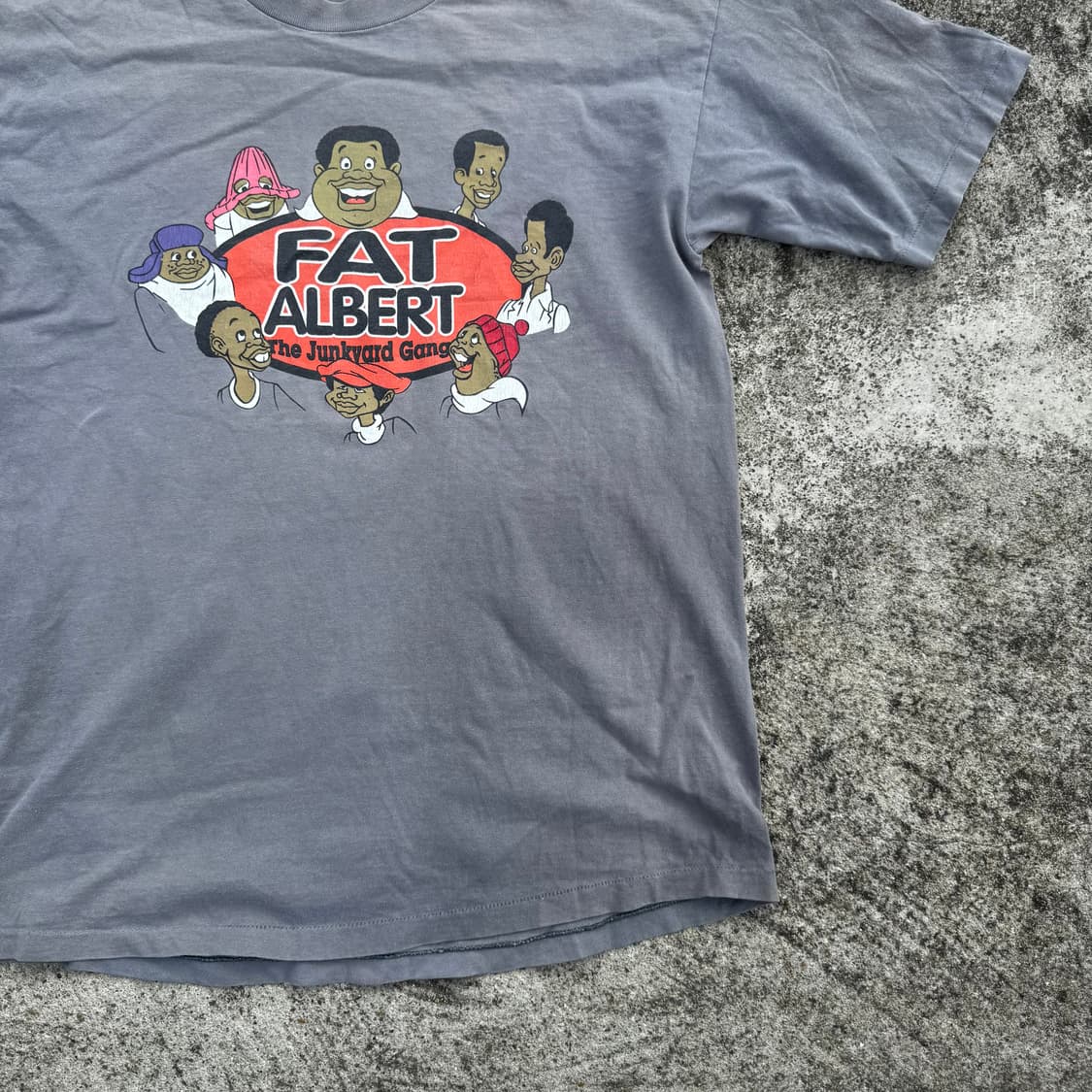 [L] 90s Scene Not Herd Fat Albert 프린팅 티 상품이미지4