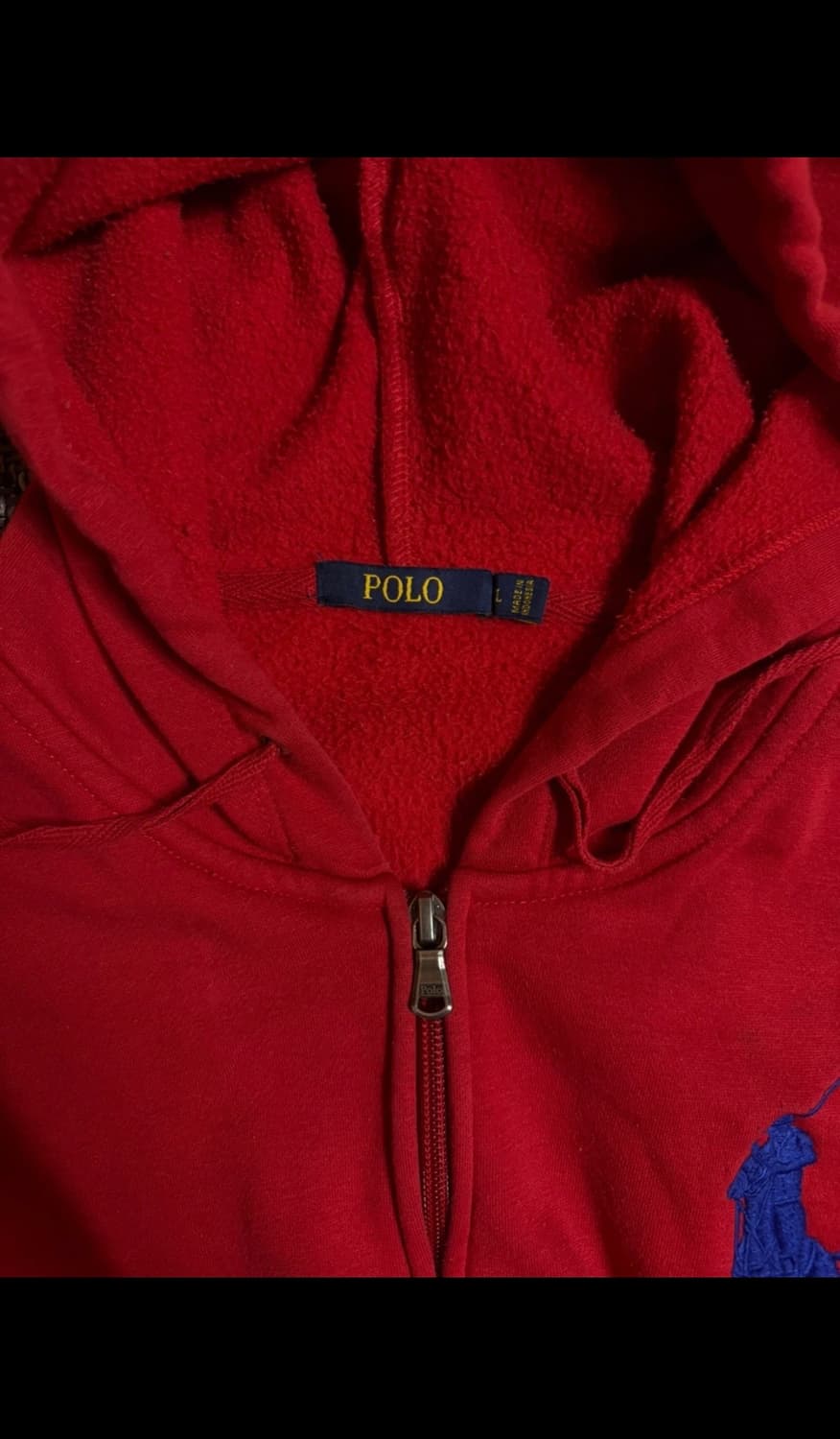폴로 빅포니 후드집업 상태최상!! 상품이미지3
