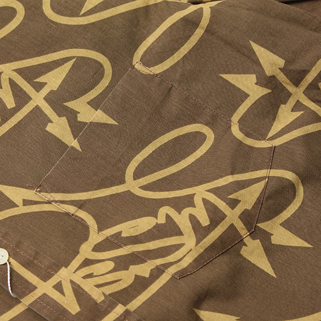  STUSSY "Brown Half Shirts" 상품이미지4