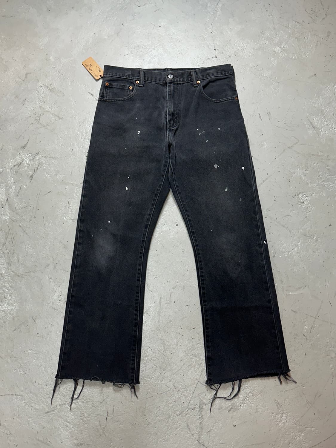 00’s 리바이스 517 블랙 부츠컷 플레어진 상품이미지1