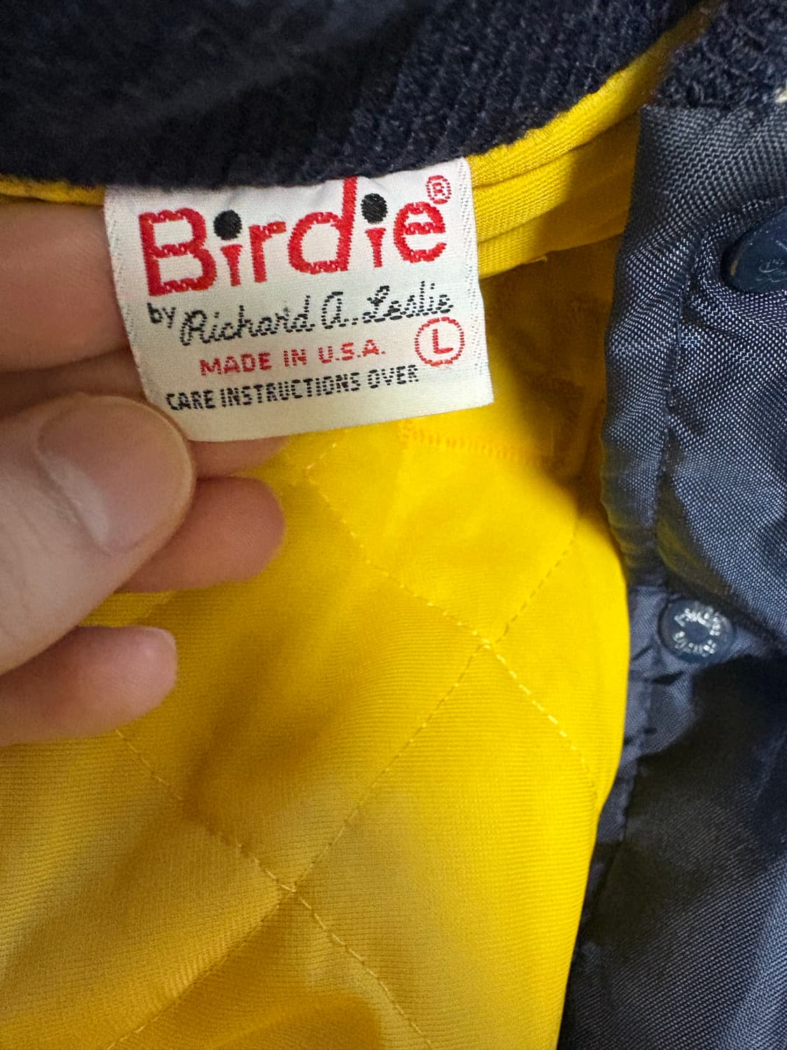 Vintage navy jacket(L) 상품이미지2