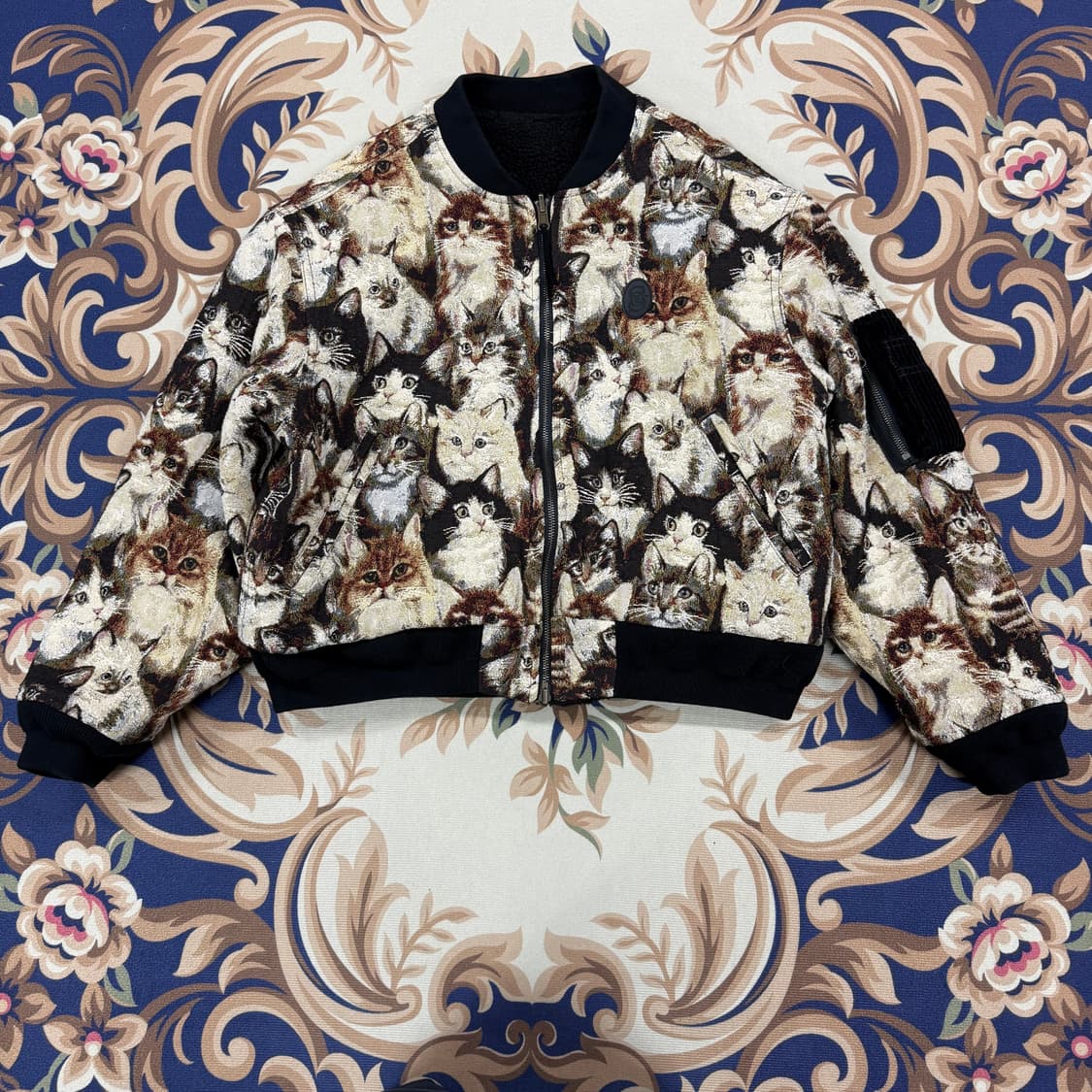 (S)스컬프터 SCULPTOR 리버서블 캣츠 자켓(2WAY지퍼) 상품이미지1