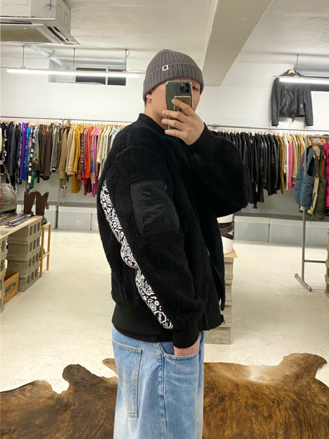 SOPHNET x GU fleece jacket 소프넷 지유 상품이미지1