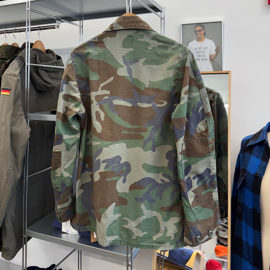 US Army 미군 우드랜드 카모 셔츠 자켓 (L)   상품이미지4