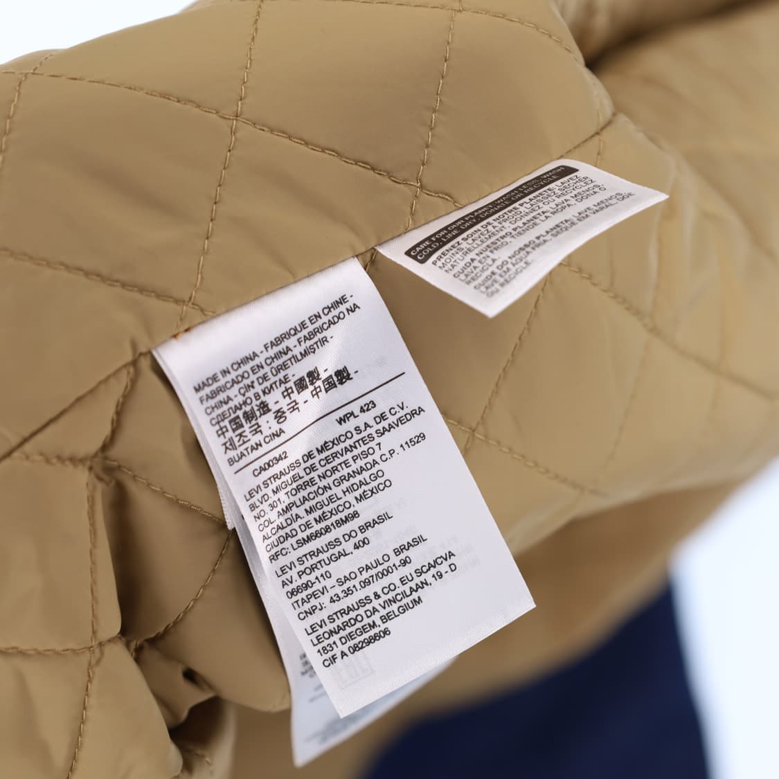 [M] 새상품급 리바이스 시어링 베이 스트릿 데님 봄버 자켓 N6889 상품이미지6