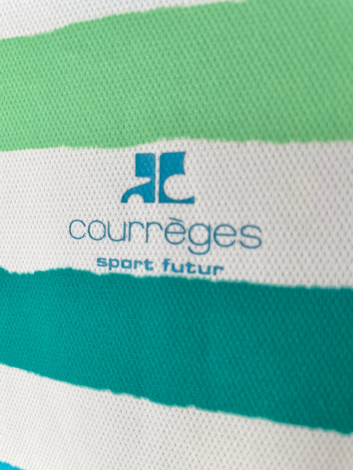 Courreges 꾸레쥬 블루 로고 탑 상품이미지6