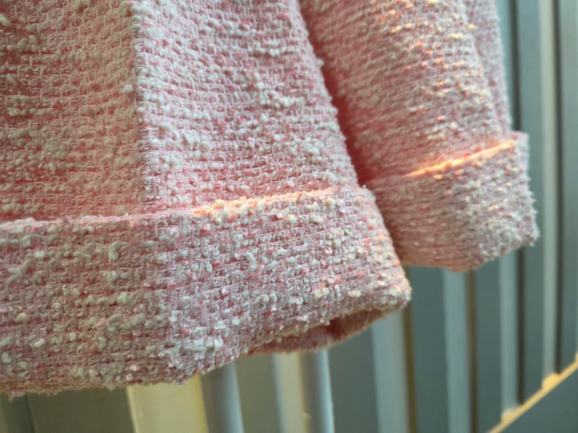 러블리한 핑크트위드 버뮤다팬츠 상품이미지2