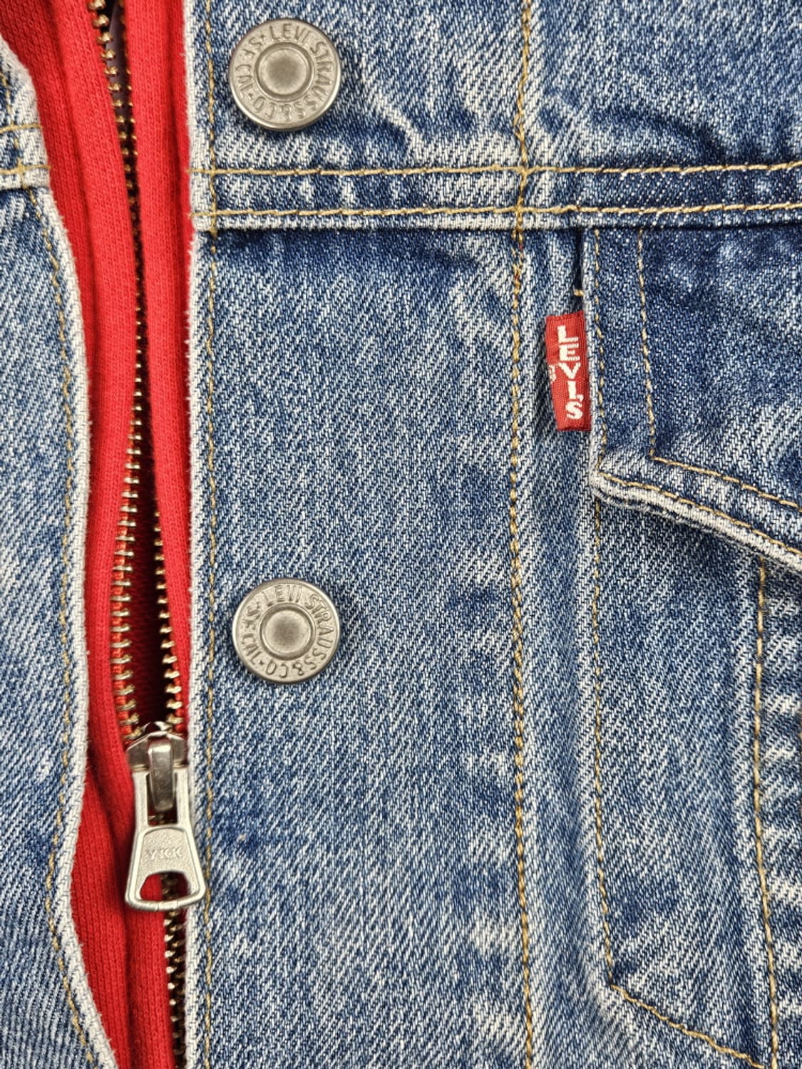 리바이스 엑스 보이프렌드 하이브리드 트러커 자켓 ( M ) / 10174 상품이미지10