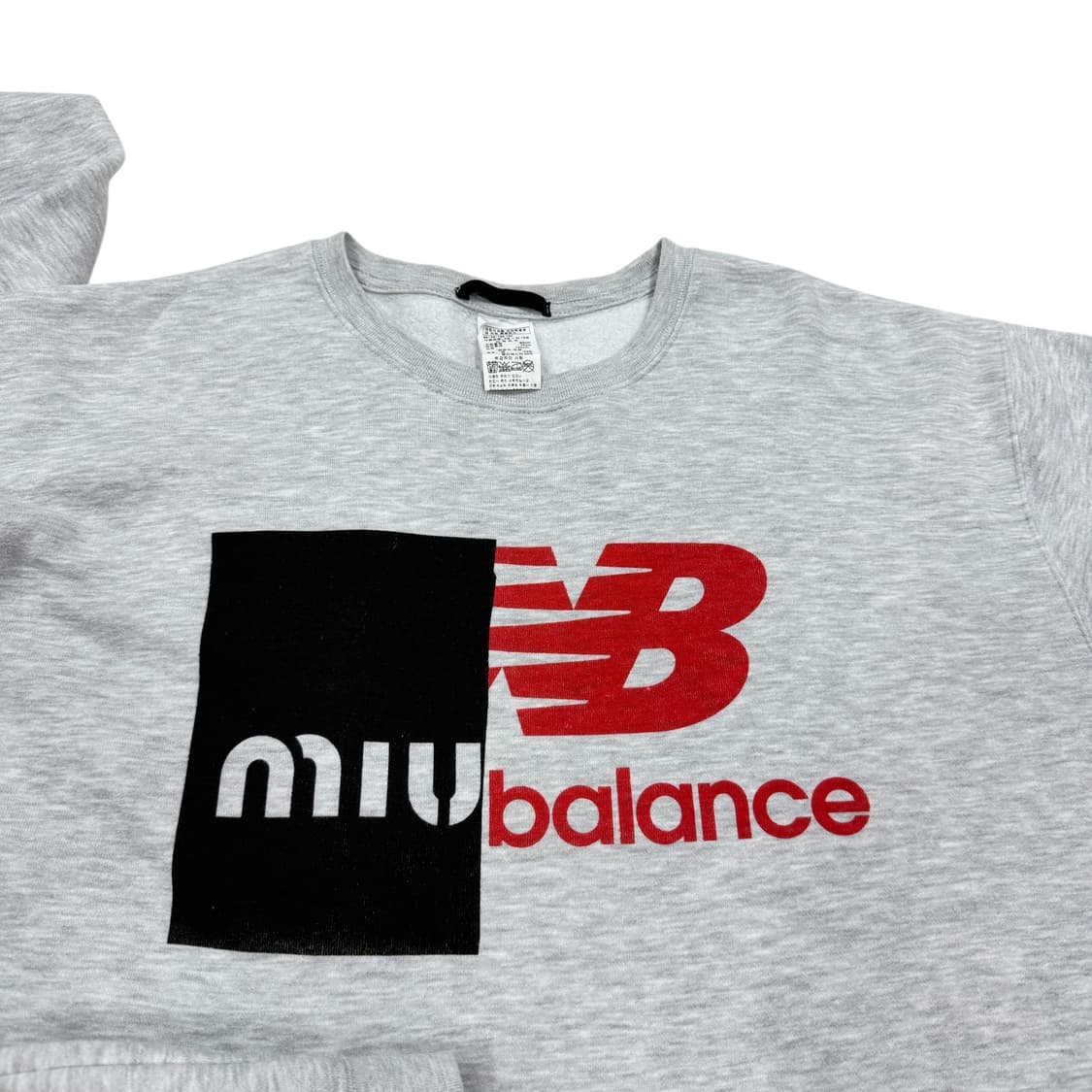프룻오브더룸 미우 뉴발란스 스웻 기모 맨투맨 그레이 14Y 상품이미지7