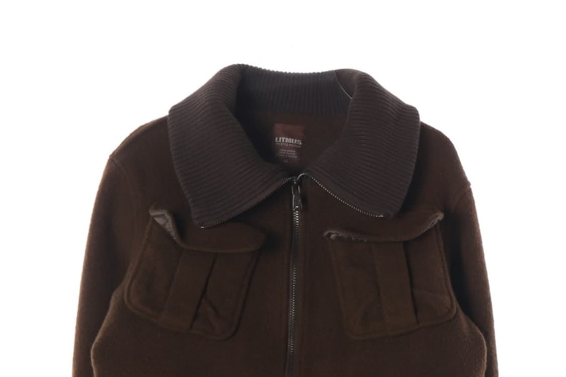 리트머스 울 90프로 아카이브 포켓 집업 자켓 M 상품이미지3