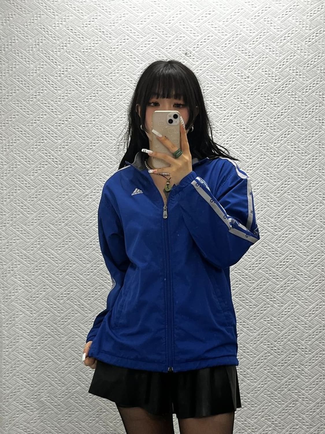 아디다스 올드스쿨 키치 사이드라인 바람막이 자켓 100 C10852 상품이미지1