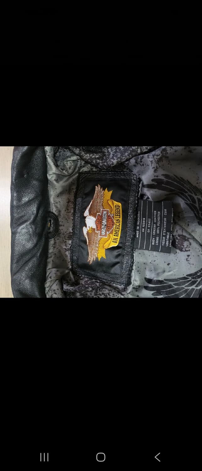 할리데이비슨 가죽라이더자켓 상품이미지6