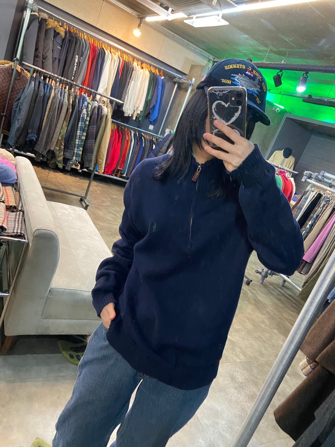 폴로 랄프로렌 하프 집업 상품이미지6