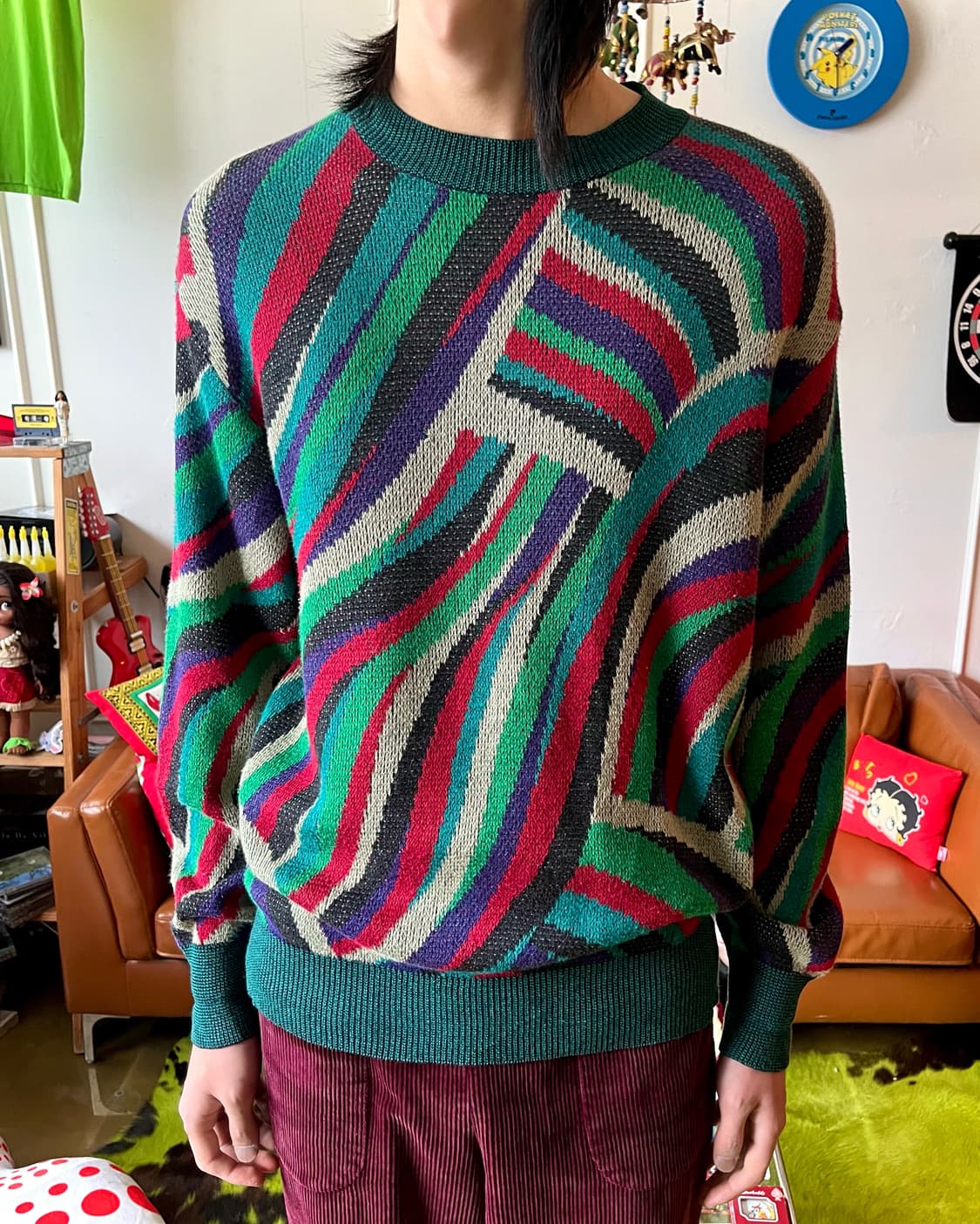 1990s MISSONI Wave Pattern Old Knit 상품이미지2