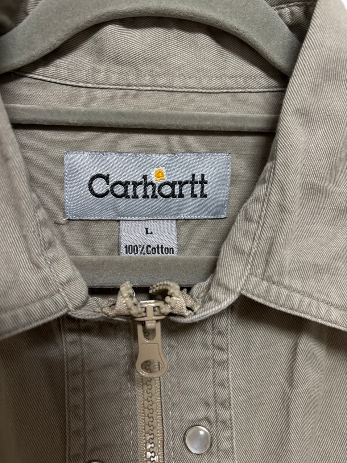 칼하트 리메이크 크롭 셔츠 상품이미지4