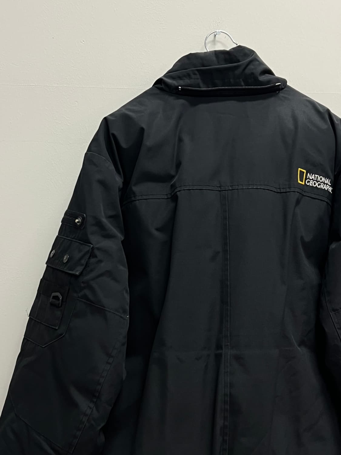 내셔널지오그래픽 타루가 구스다운 패딩 봄버 자켓 블랙 상품이미지6