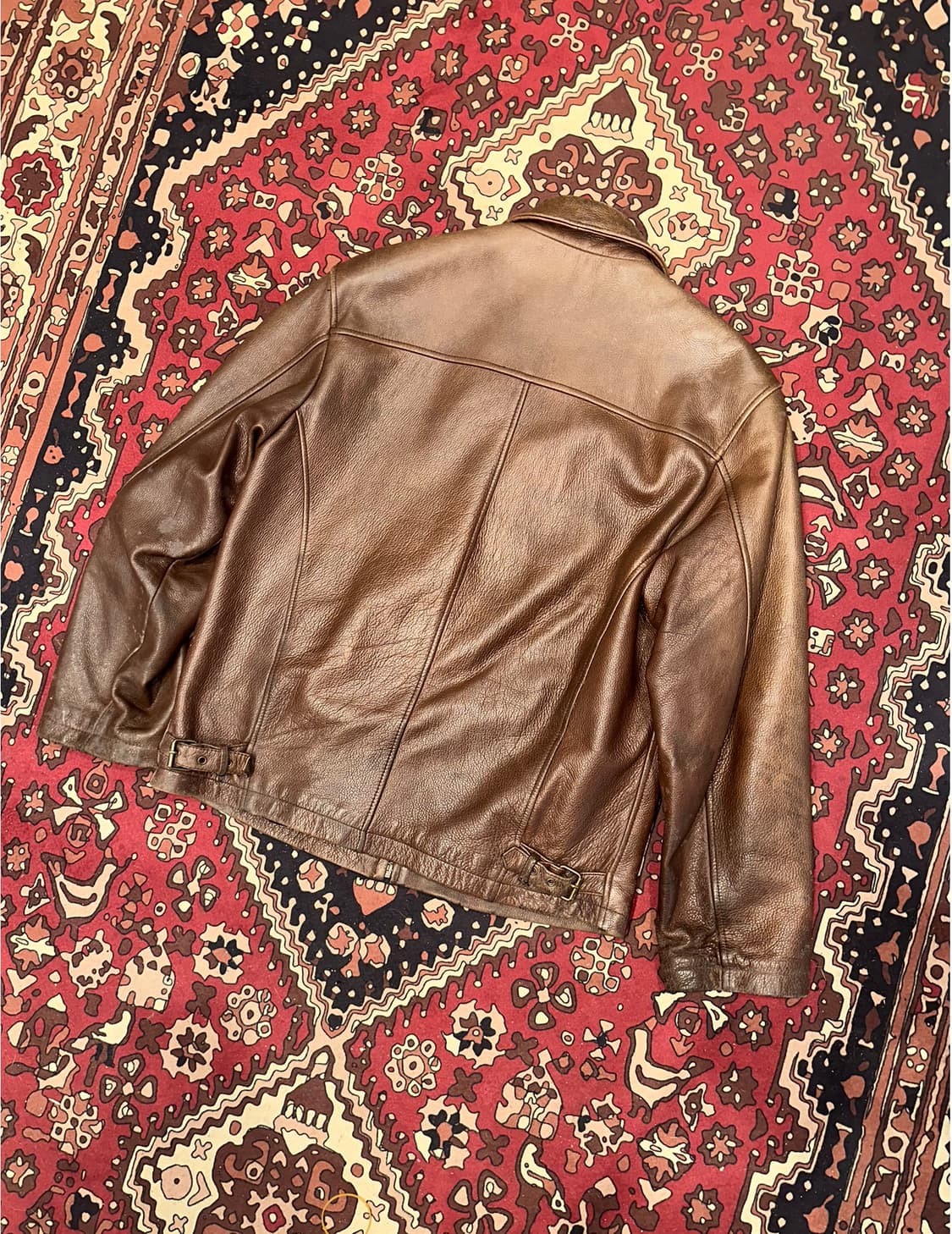 ( L ) 워크웨어 아메카지 스포츠가죽 가죽자켓 아메카지 밀리터리 상품이미지4