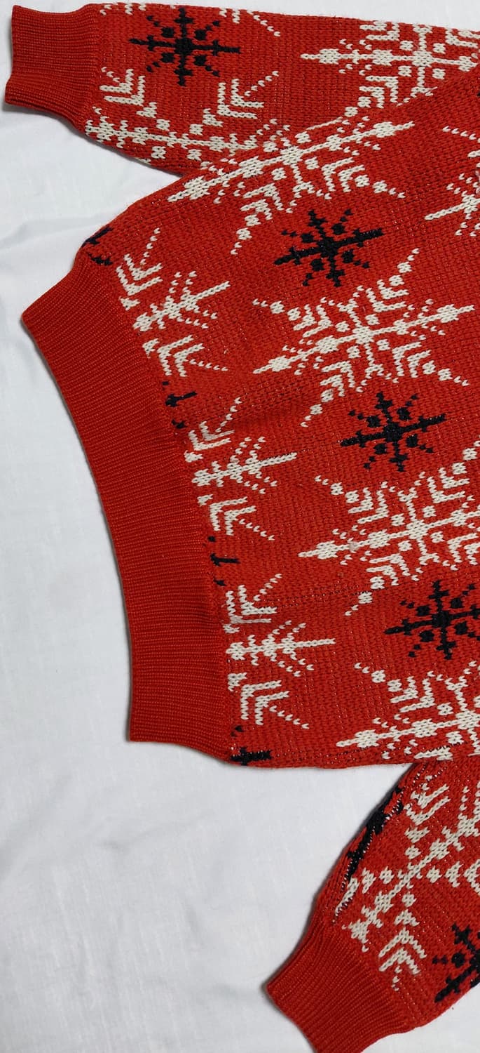 [S/무료배송] 70s 화이트 스태그 액션스포츠 노르딕 울 스웨터 상품이미지3