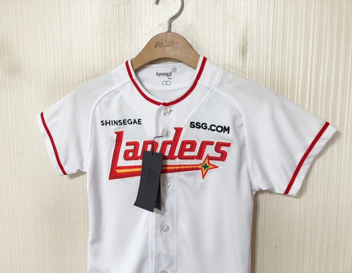(아동) KBO SSG랜더스 홈유니폼/져지 5세 상품이미지6