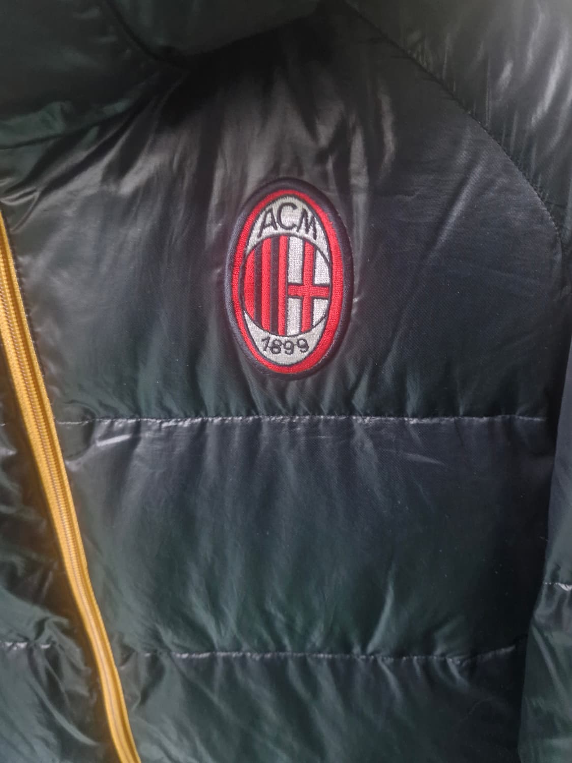 아디다스 AC밀란 패딩 점퍼 구스다운 블랙 105 상품이미지4