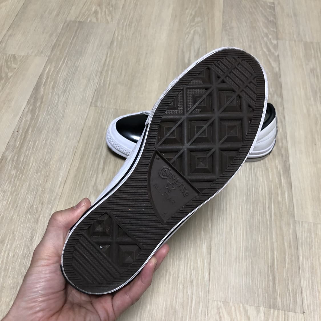 (230) 컨버스 CONVERSE 원스타 레더 한별 화이트 상품이미지8