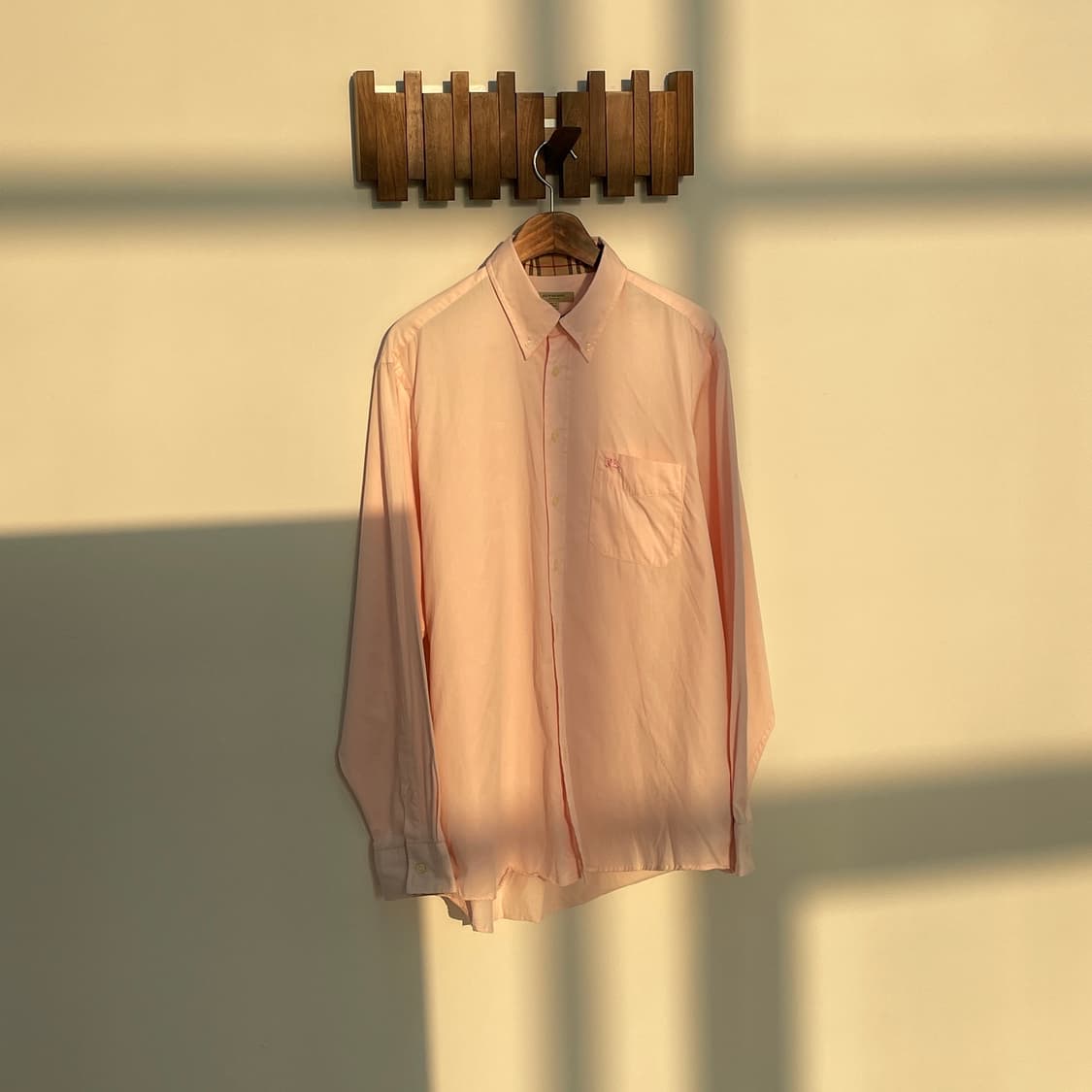 버버리 핑크 옥스포드 셔츠 상품이미지1