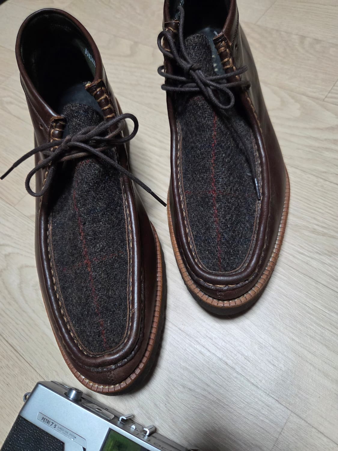 (2~3회 착용) BASSO 구두 트위드 처카 상품이미지2