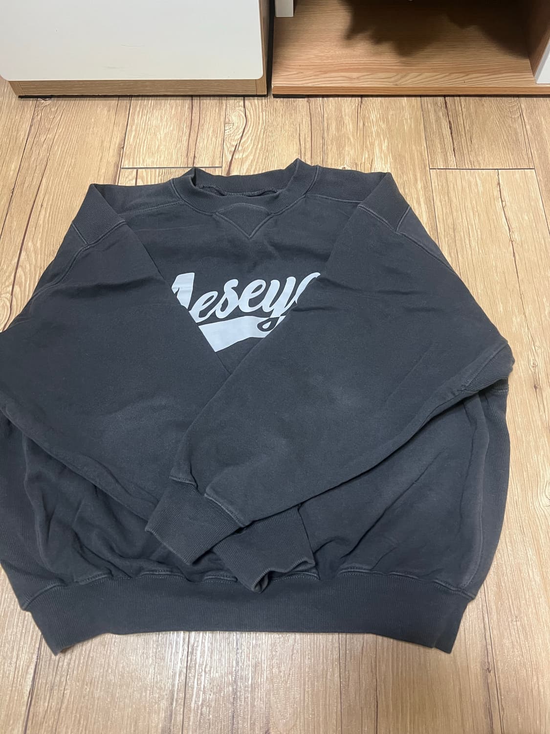 예스아이씨 Baseball Sweatshirt Gun Metal 상품이미지2