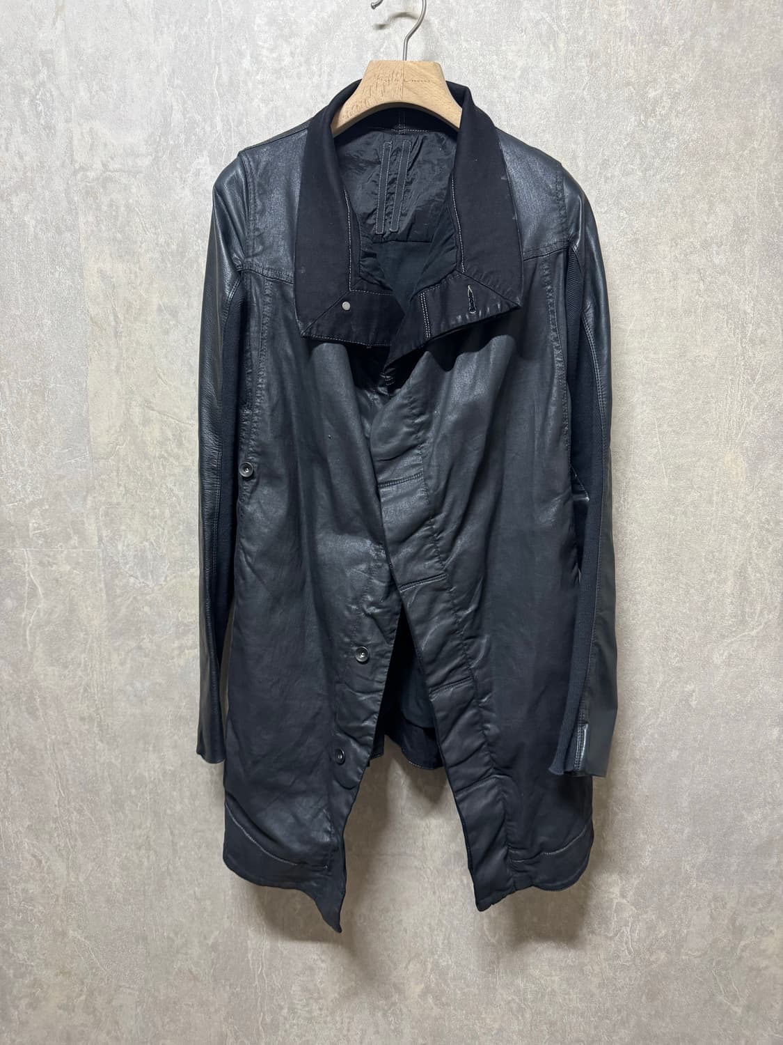 S / Rick Owens 코팅 팔가죽 자켓 상품이미지1