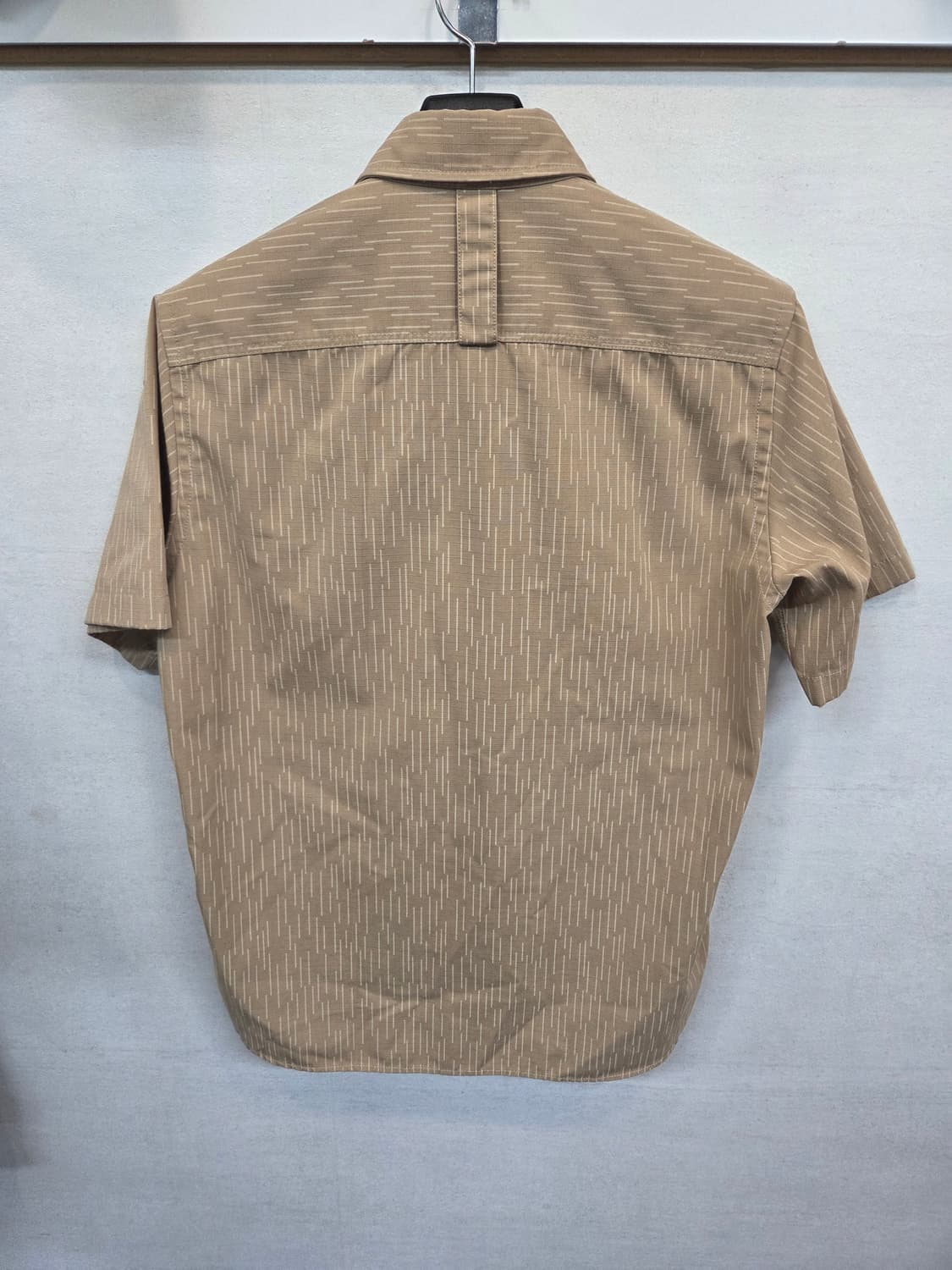 프리즘웍스 립스타 스트라이프 패턴 세로포켓 코튼 셔츠반팔 m 상품이미지2