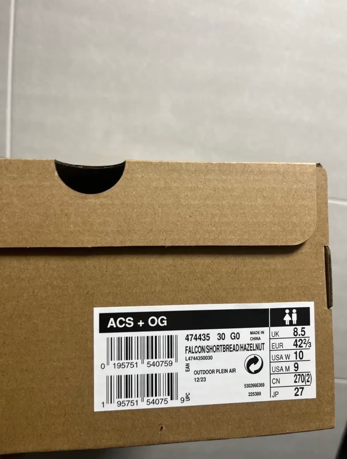 Salomon acs+ og 팔콘:숏브레드:헤이즐넛 상품이미지4