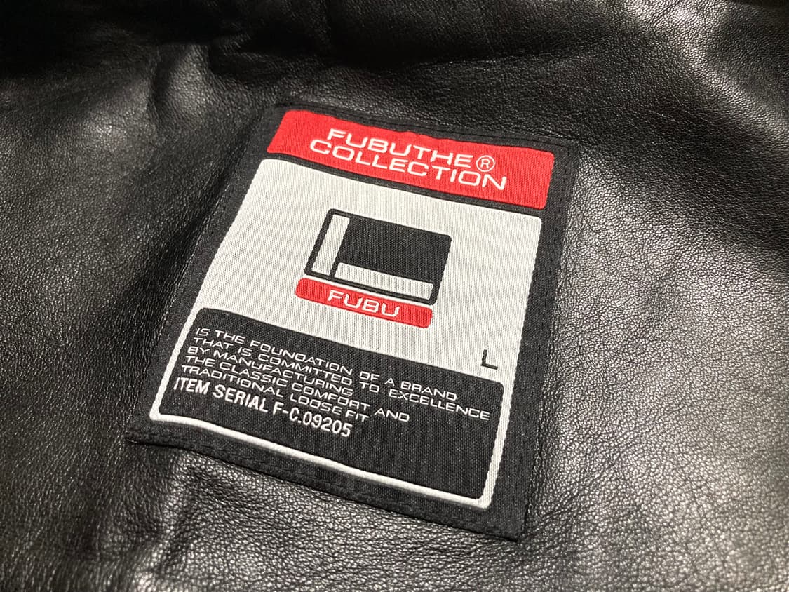 00s 푸부 양가죽 리얼레더 레이싱 자켓 100 L 상품이미지5