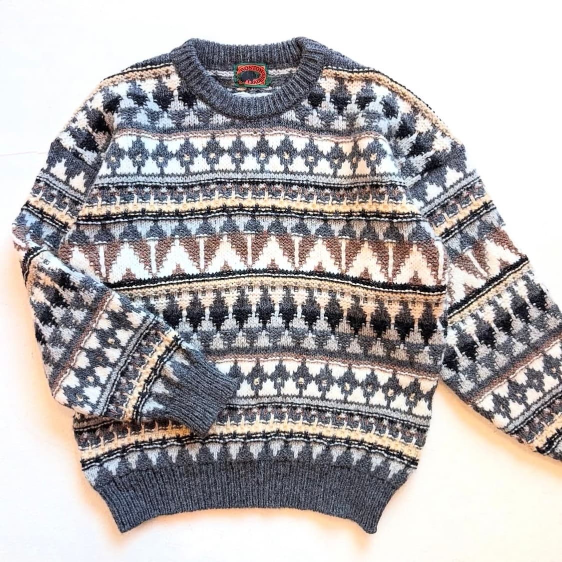 90's 보스턴 트레이더스 노르딕 스웨터 상품이미지4