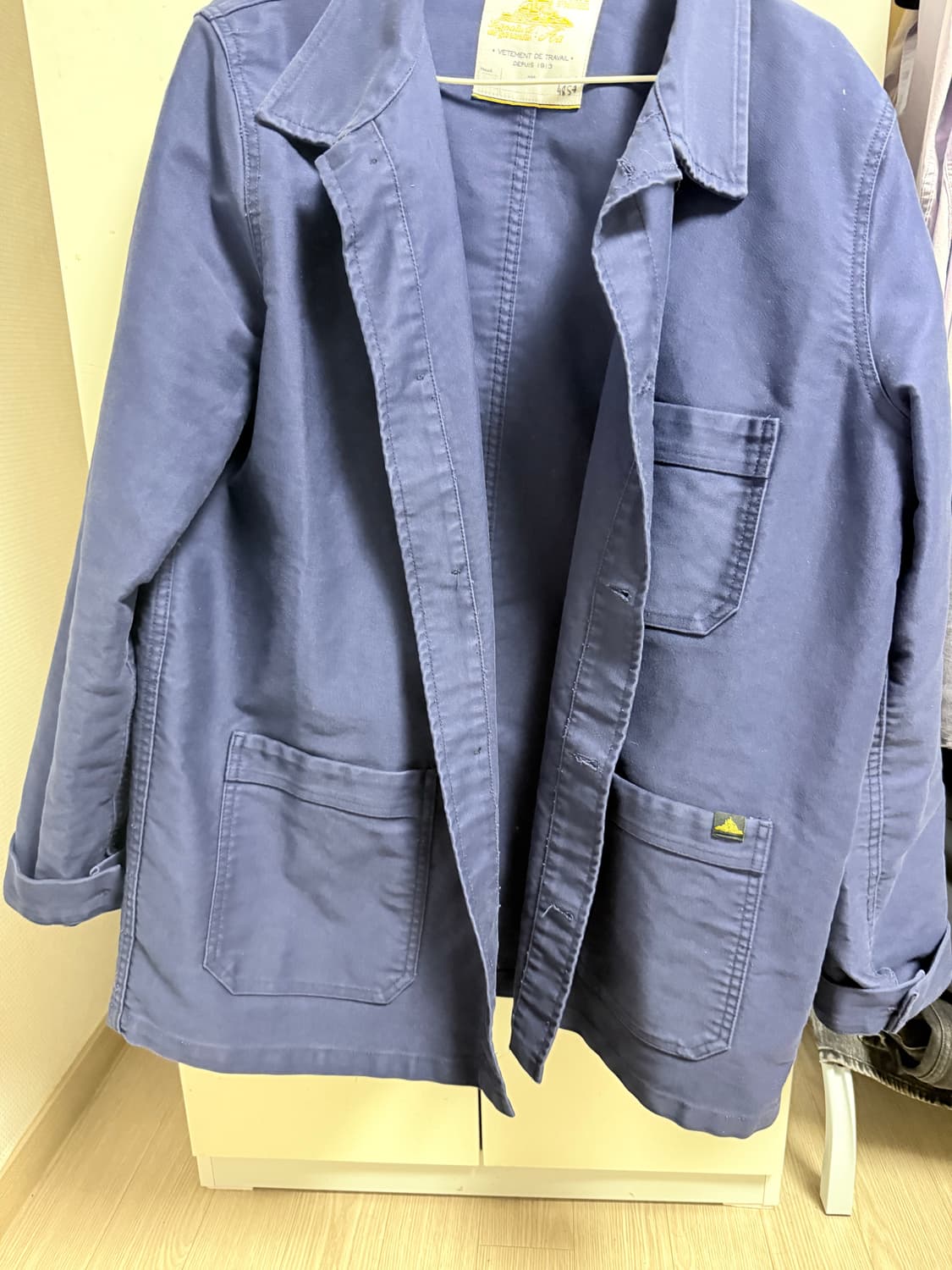 르몽생미셸 Moleskine Work Jacket -BLUE 48사이즈 상품이미지1