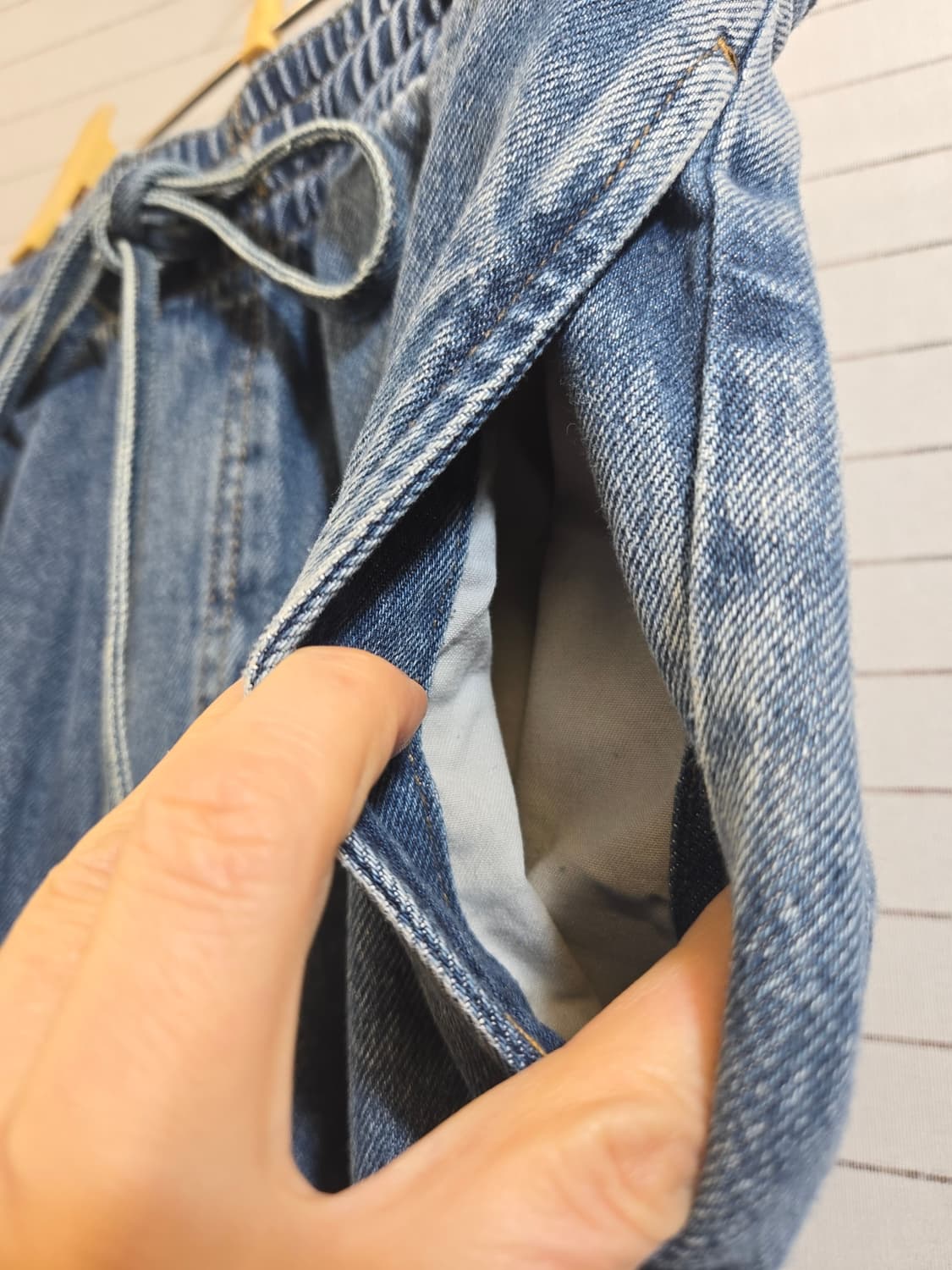 COS 배럴 레그 데님 트라우저 상품이미지4