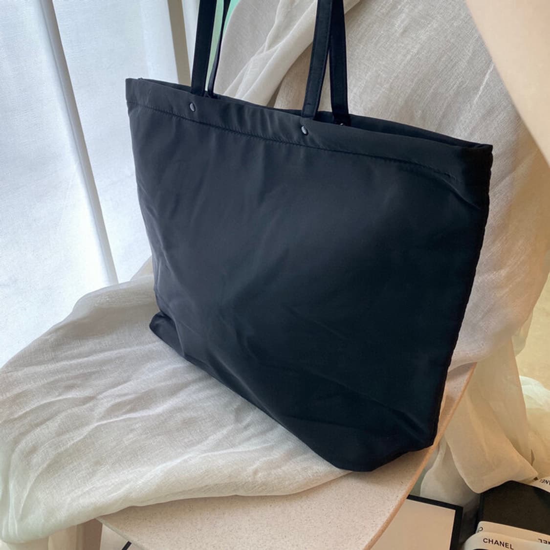 샤넬 메이크업 나일론 토트백  상품이미지3