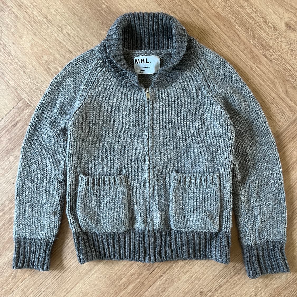 MHL wool 100% knit cardigan 상품이미지2