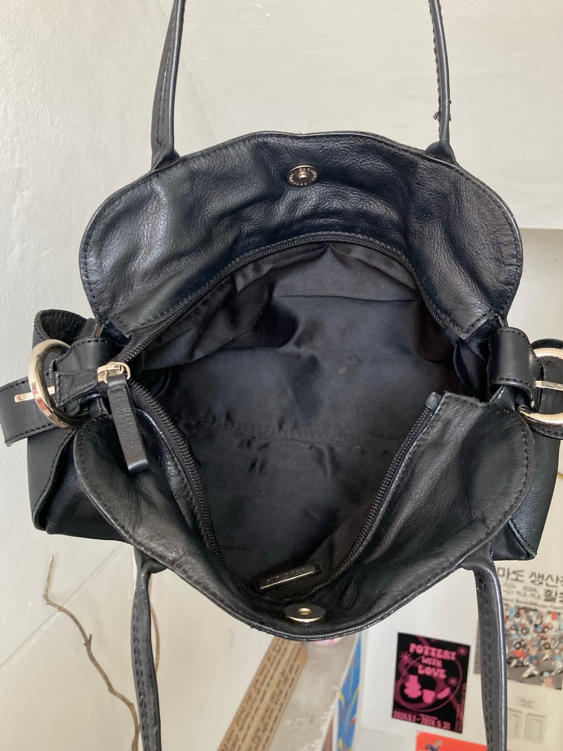 빈티지 블랙 숄더백 상품이미지4