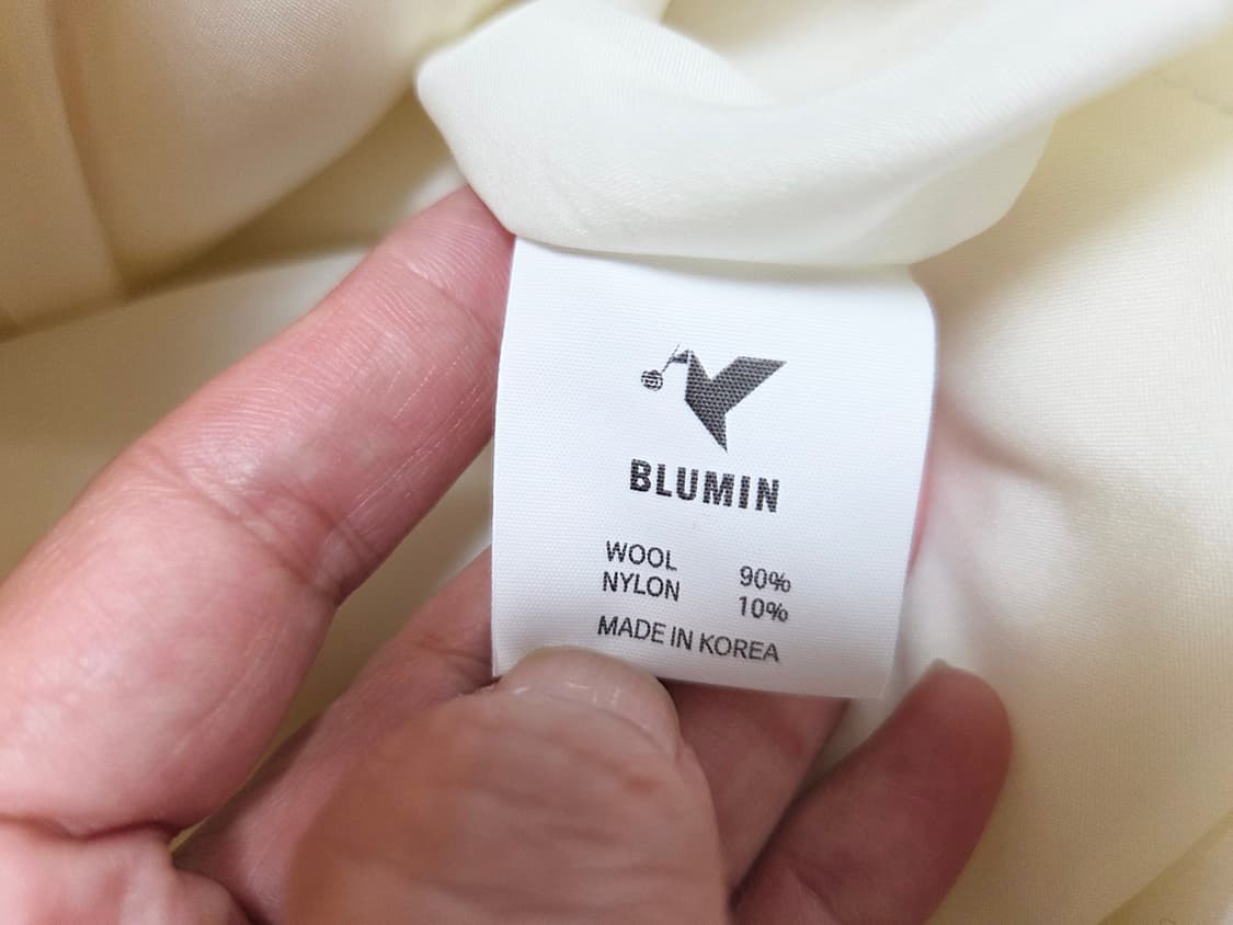 블루민(BLUEMIN) 금장버튼 울코트 55 상품이미지7