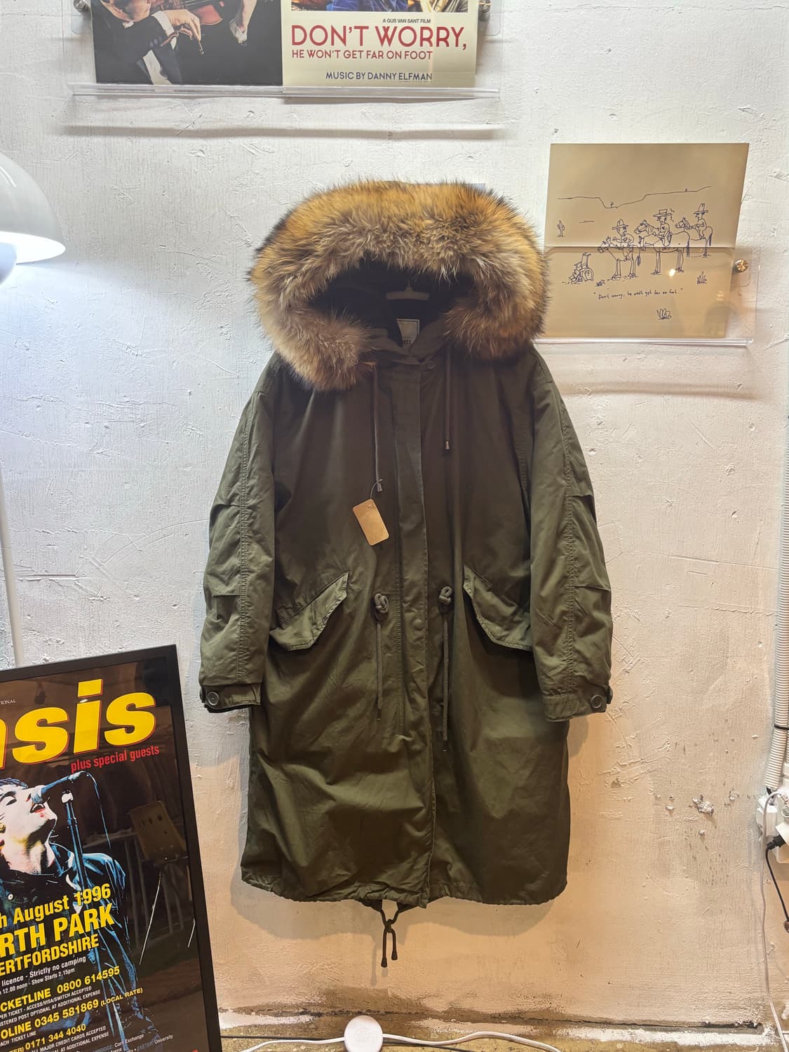 카이 아크만 덕다운 라쿤 야상 점퍼 상품이미지2