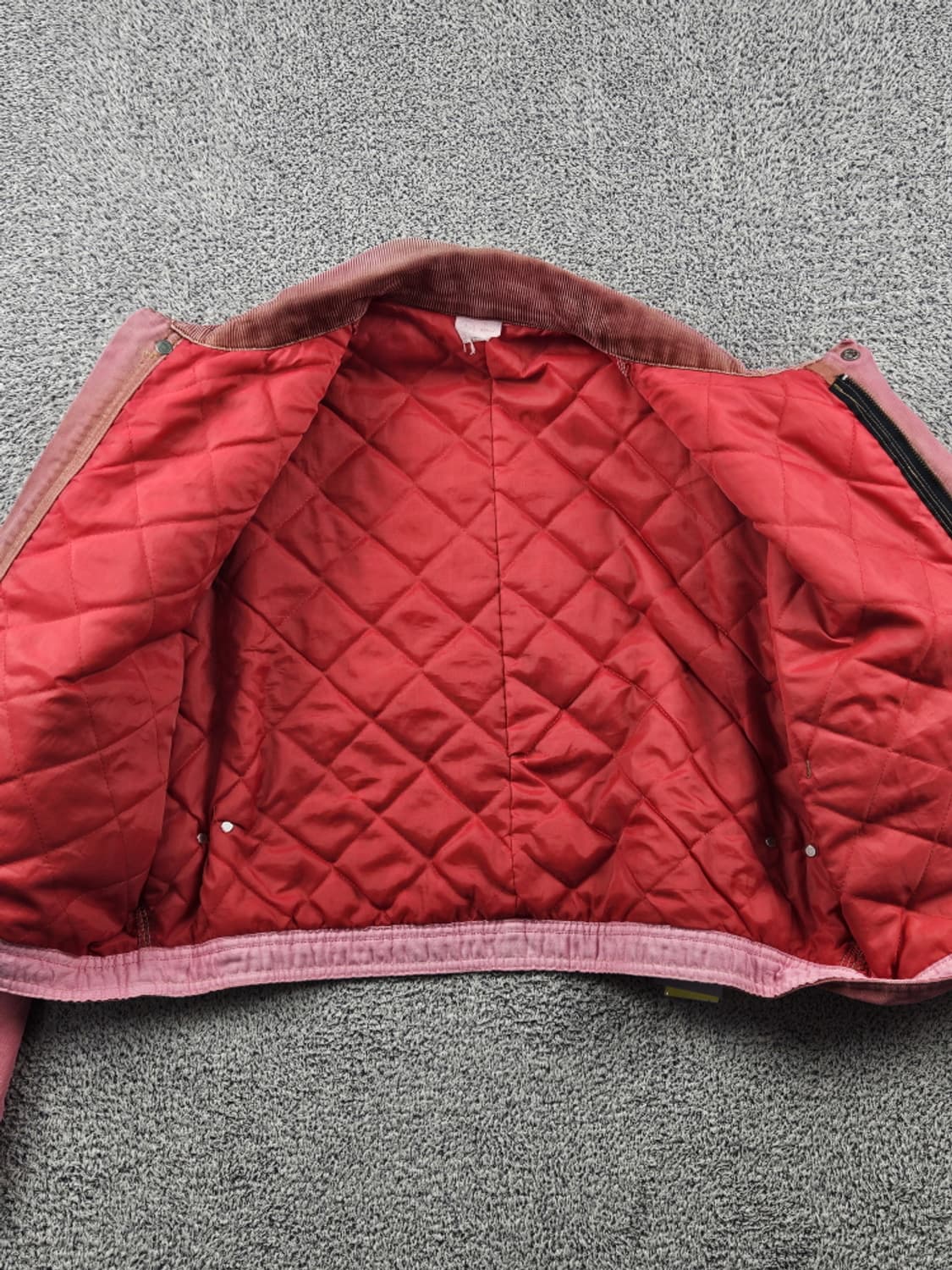 칼하트 커버올 핑크다잉 크롭 커스텀 자켓 ( L ) / 10597 상품이미지10